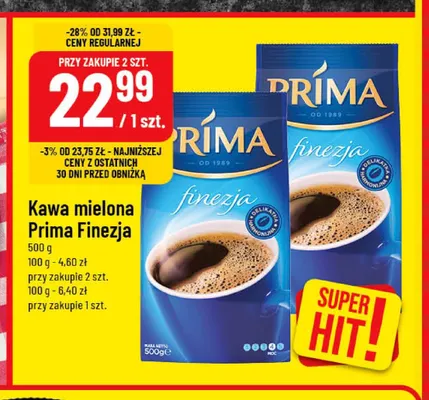 Kawa mielona Prima Finezja promocja w POLOmarket