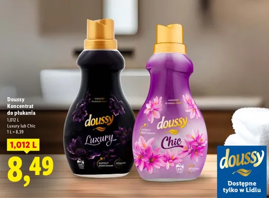 Koncentrat do płukania Doussy Luxury / Chic promocja w Lidl