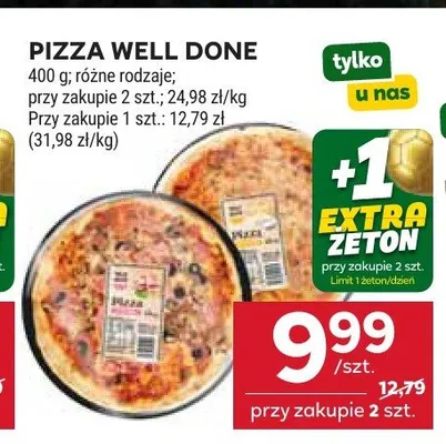 Pizza Well Done promocja w Stokrotka