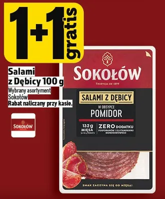 Salami z Dębicy 100g promocja w TOPAZ