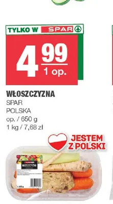 Włoszczyzna polska Spar promocja w SPAR