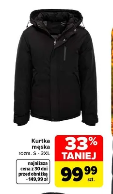 Kurtka męska promocja w Carrefour