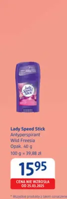 Antyperspirant Wild Freesia Lady Speed Stick promocja w Drogerie DM