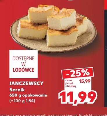 Sernik Janczewscy promocja w Kaufland