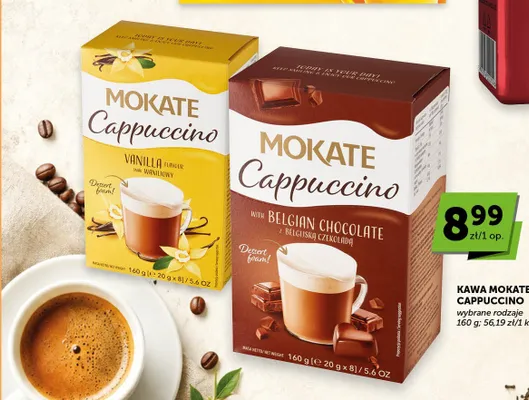 Kawa rozpuszczalna Mokate Cappuccino Vanilla promocja w Groszek