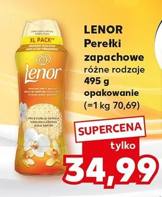 Perełki zapachowe Lenor różne rodzaje promocja w Kaufland