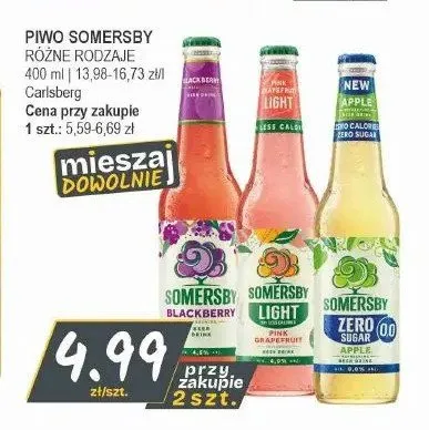 Piwo smakowe Somersby Blackberry promocja w Słoneczko