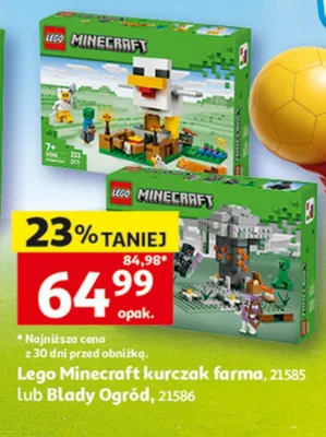 Lego Minecraft Blady Ogród 21586 promocja w Auchan