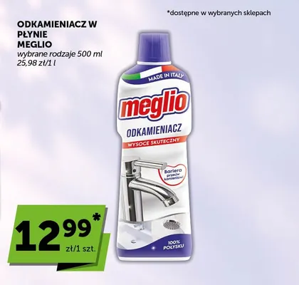 Odkamieniacz w płynie Meglio promocja w ABC