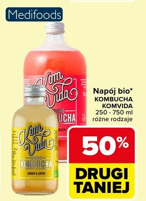 Napój bio różne rodzaje promocja w Carrefour Market