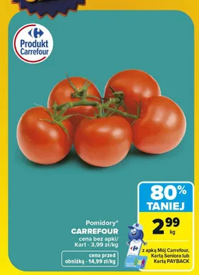Pomidory Carrefour promocja w Carrefour Market