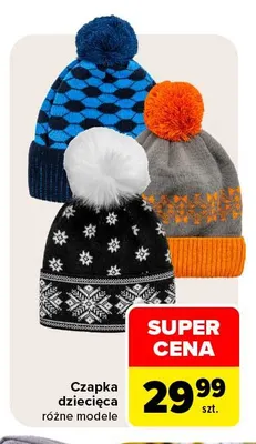 Czapka dziecięca promocja w Carrefour