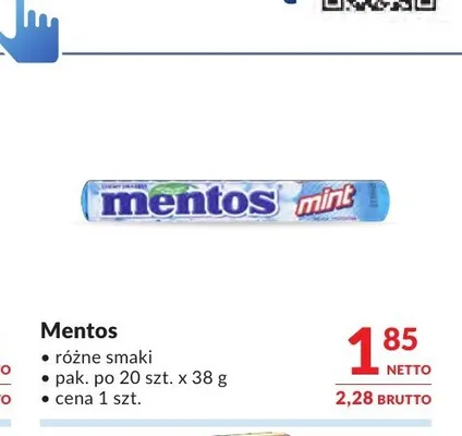Drażetki Mentos promocja w Makro
