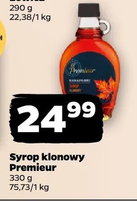 Syrop klonowy promocja w Netto