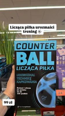 Licząca piłka Counter Ball Strikesphere promocja w Biedronka