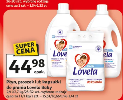 Płyn do prania Lovela Baby do kolorów promocja w Auchan