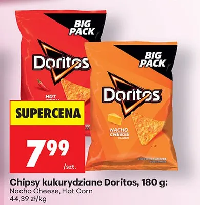 Chipsy kukurydziane Hot Corn promocja w Biedronka