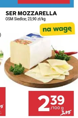 Ser mozzarella OSM Siedlce promocja w Stokrotka