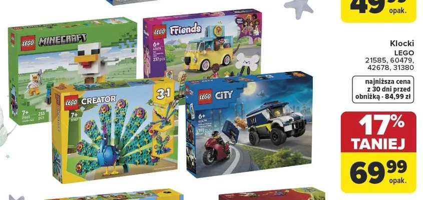 Klocki LEGO 31380 promocja w Carrefour