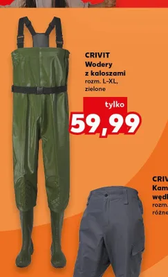 Wodery z kaloszami Crivit promocja w Kaufland