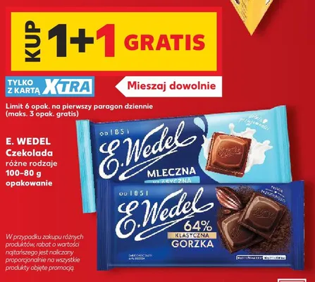Czekolada mleczna klasyczna promocja w Kaufland