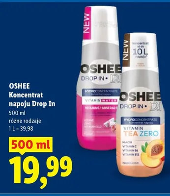 Koncentrat napoju Drop In różne rodzaje promocja w Lidl