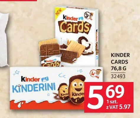 Ciastka Kinderini promocja w Selgros