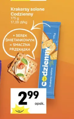 Krakersy solone Codzienny promocja w Delikatesy Centrum