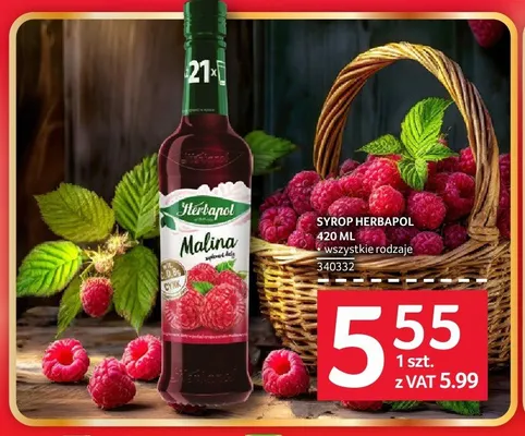 Syrop Herbapol Malina promocja w Selgros