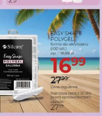 Formy do akrylożelu Silcare Easy Shape Polygel promocja w Drogerie Jawa