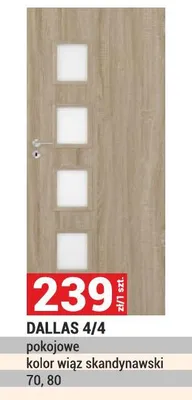 Drzwi Dallas 4/4 promocja w Merkury Market