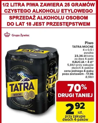 Piwo promocja w Carrefour Market