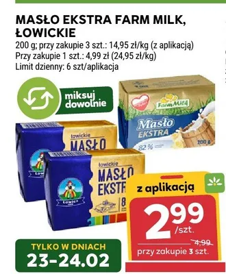 Masło promocja w Stokrotka