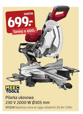 Pilarka ukosowa Meec Tools promocja w Jula