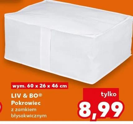 Pokrowiec z zamkiem błyskawicznym promocja w Kaufland
