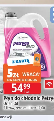 Płyn do chłodnic Petrygo Evo Orlen Oil promocja w Leclerc