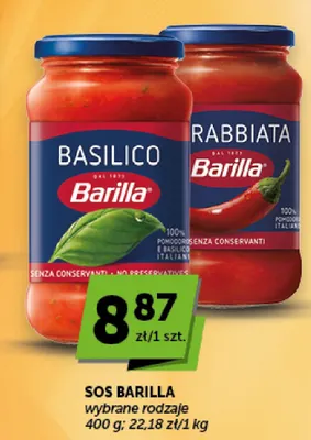 Sos Barilla Basilico promocja w Euro Sklep