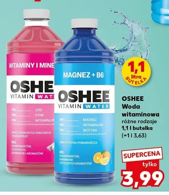 Woda witaminowa OSHEE promocja w Kaufland