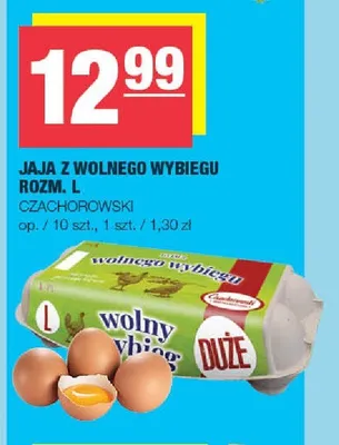 Jaja z wolnego wybiegu rozm. L promocja w SPAR