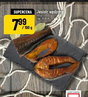 Jesiotr wędzony promocja w POLOmarket