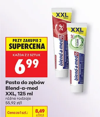 Pasta do zębów Blend-a-med XXL promocja w Biedronka