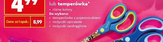 Nożyczki zaokrąglone Herlitz promocja w Biedronka