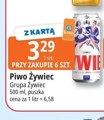 Piwo Żywiec promocja w Leclerc