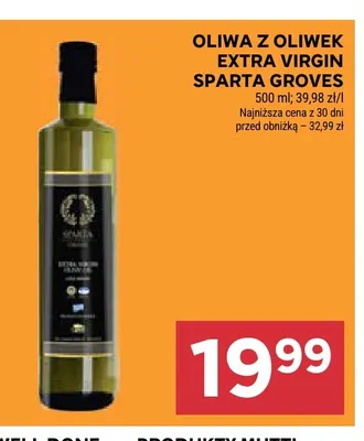 Oliwa z oliwek extra virgin Sparta Groves promocja w Stokrotka