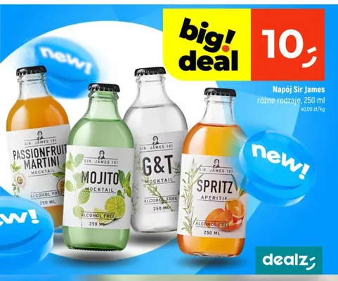 Napój Sir. James 101 Spritz Aperitif promocja w Dealz