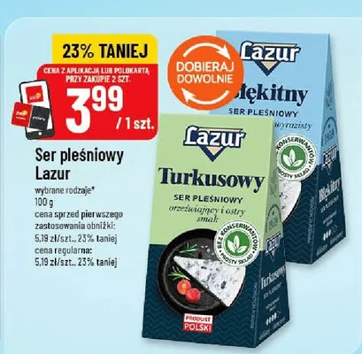 Ser pleśniowy Saint agur promocja w POLOmarket