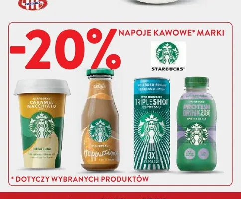 Napój kawowy Tripleshot Espresso Starbucks promocja w Intermarche