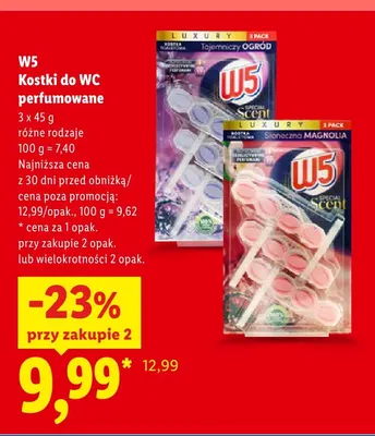 Kostki do WC perfumowane Luxury Tajemniczy Ogród 3-pak W5 promocja w Lidl