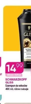 Szampon do włosów Schwarzkopf Gliss promocja w Drogerie Koliber