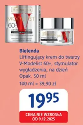 Liftingujący krem do twarzy V-Modelist 60+ stymulator wygładzenia na dzień Bielenda promocja w Drogerie DM